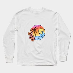 Sunset on the Beach Long Sleeve T-Shirt